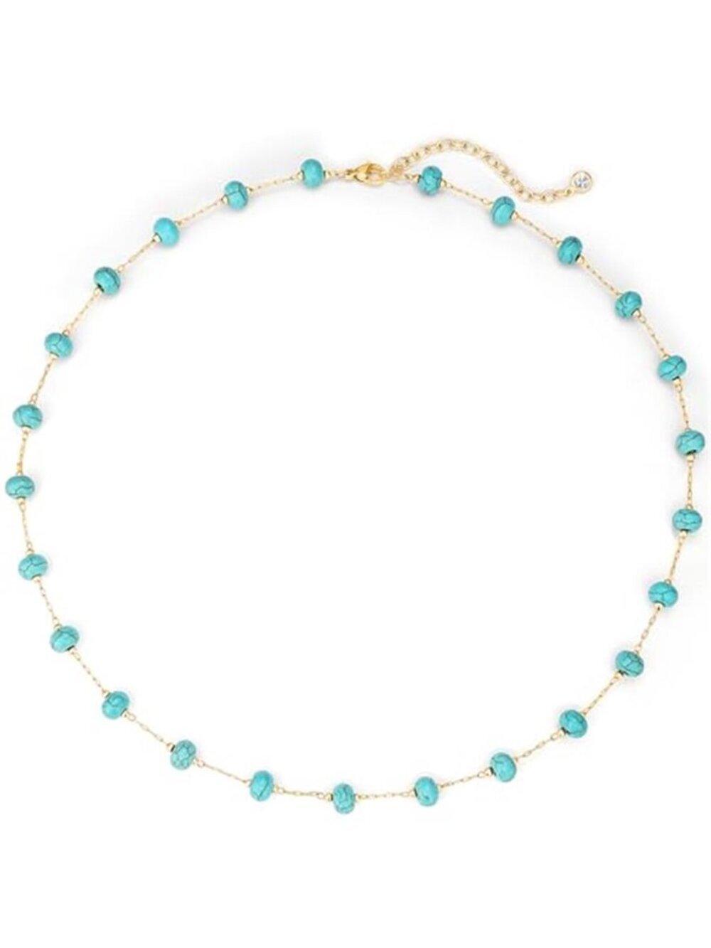 Faux Turquoise Women's Choker Necklace